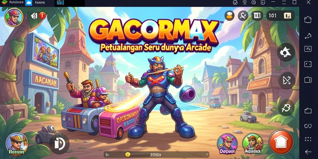 Screenshot GACORMAX menunjukkan gameplay seru dalam dunia Arcade.