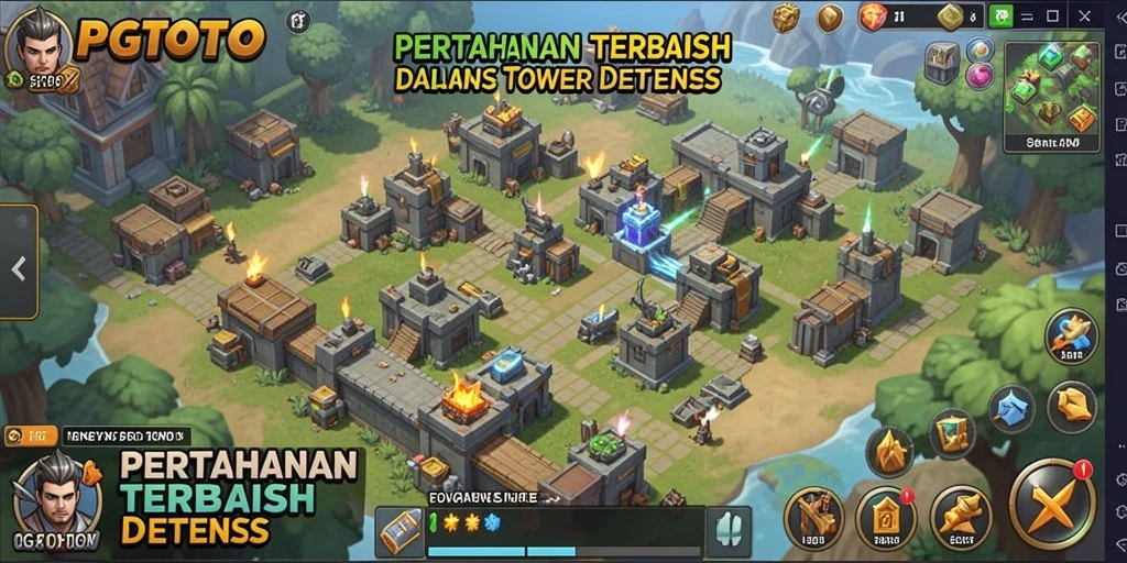 Gameplay PGTOTO yang mendebarkan dalam genre Tower Defense.