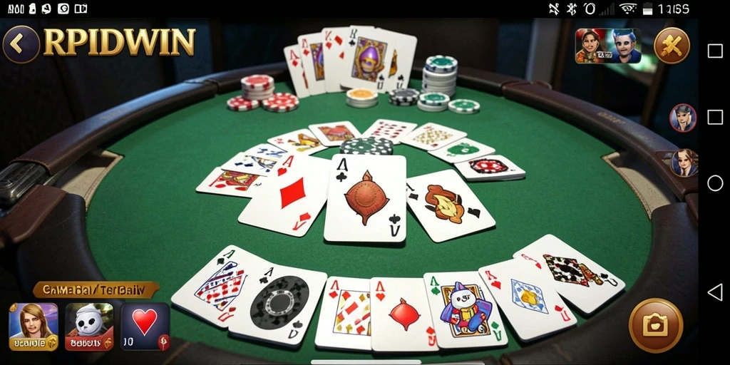 Tampilan menarik dari gameplay RPIDWIN saat bermain Gaple.