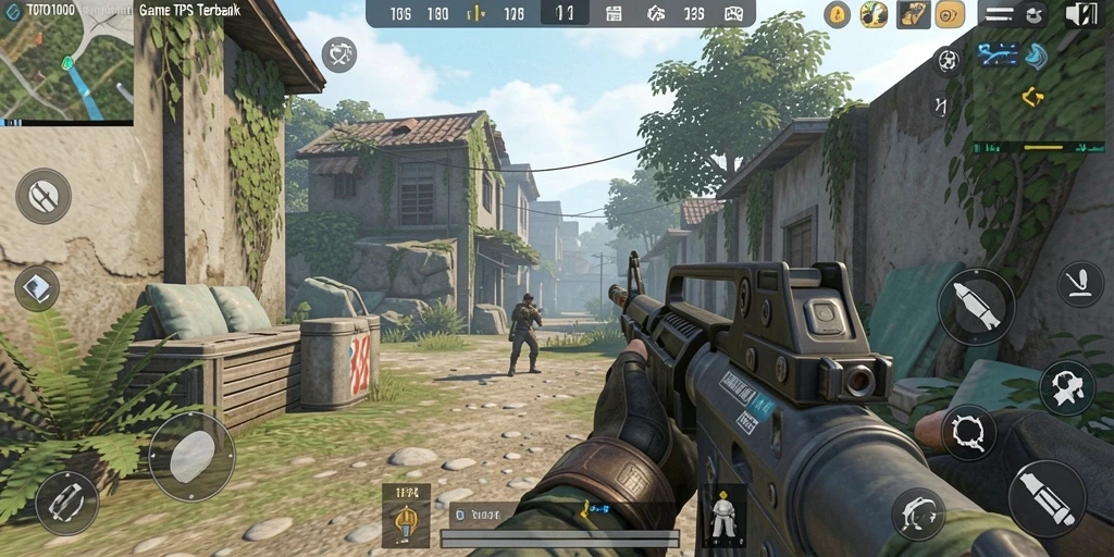 Screenshot gameplay yang menampilkan aksi seru TOTO1000.